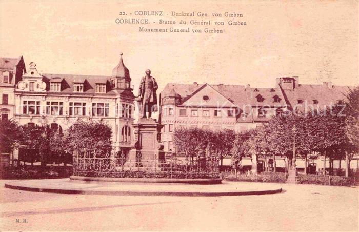 Coblenz Koblenz Denkmal General von Goeben