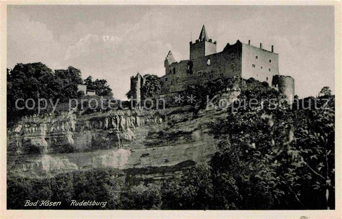 Bad Koesen Die Rudelsburg