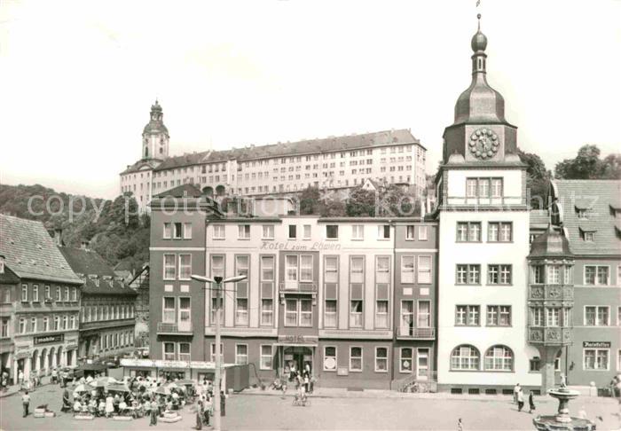 Rudolstadt Markt mit Heidecksburg