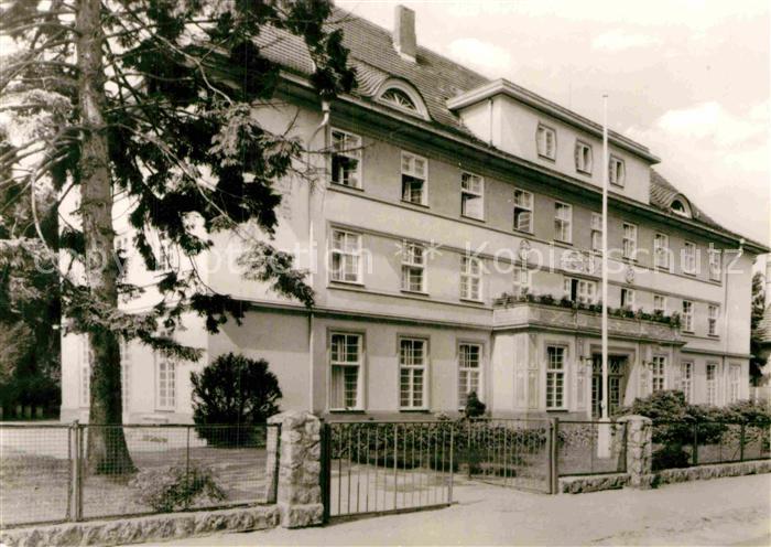 Kuehlungsborn Ostseebad FDGB Erholungsheim Albert Kayser