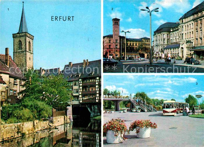 Erfurt Kramerbruecke Bahnhofsplatz Interhotel Erfurter Hof Iga Express