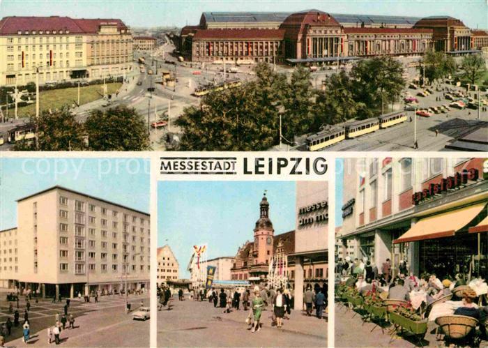 LEIPZIG Sachsen Hauptbahnhof Altes Rathaus Reichsstrasse Gaststaette Stadt Kiew