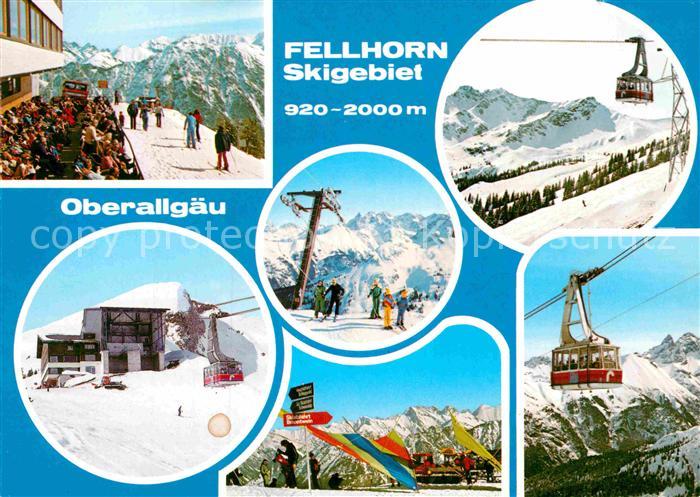 Fellhorn Bergkiosk Kanzelwand Terrasse Seilbahn Skilift