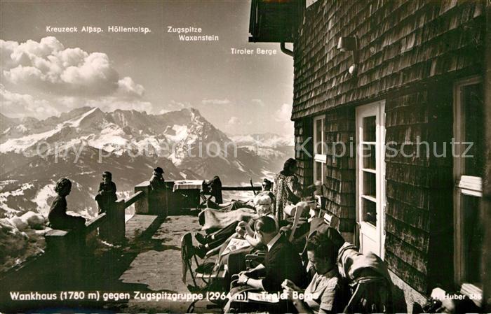 Wankhaus Gegen Zugspitzgruppe