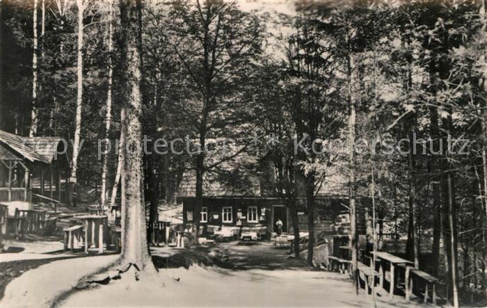 Schwarzenberg Erzgebirge Waldgaststaette Koehlehuette