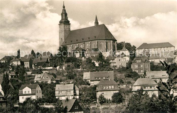 Schneeberg Erzgebirge Kirchenpartie