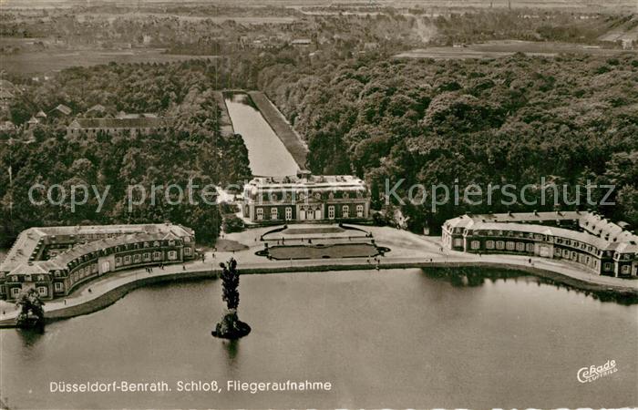 Benrath Fliegeraufnahme Schloss