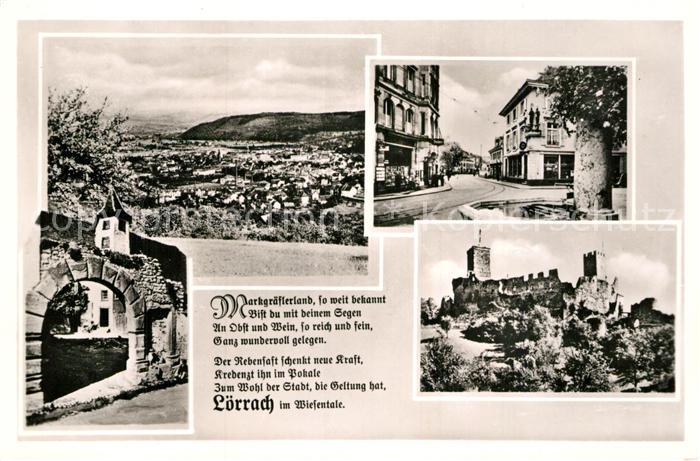 Loerrach Burg Roetteln Ortspartie