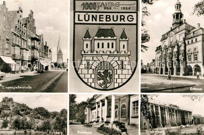 LueNEBURG CITY Rathaus Grapengiesserstube Kalkberg Badehaus Gradierwerk