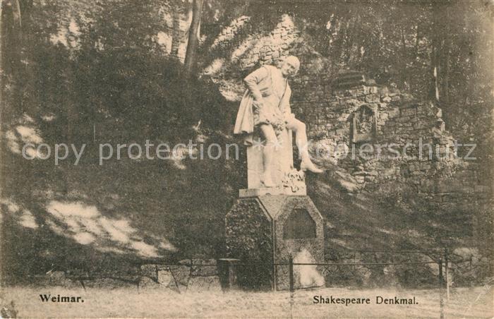Weimar Thueringen Skakespeare Denkmal