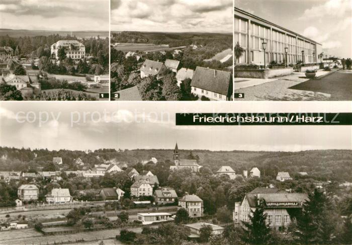Friedrichsbrunn Harz Sanatorium Ernst Thaelmann Brocken Kulturhaus