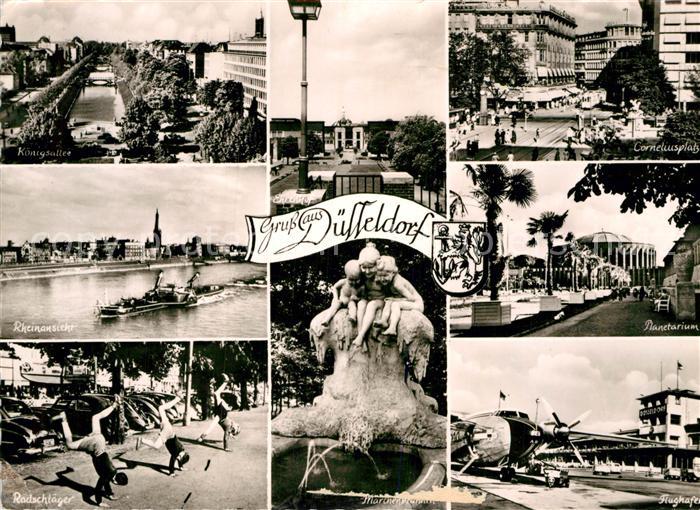 Duesseldorf Koenigsallee Radschlaeger Flughafen Planetareum Corneliusplatz