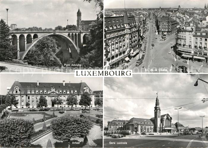 LUXEMBOURG  Luxemburg Pont-Adolphe Av de la Liberté Arbad Gare