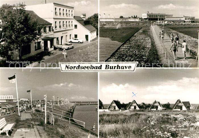 Burhave Muettererholungsheim Strandhalle Strand