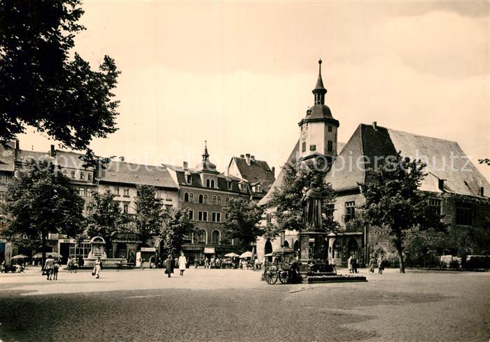 Jena Thueringen Marktplatz mit Rathaus
