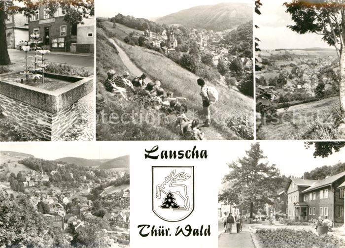 Lauscha Fliegeraufnahme Wanderweg