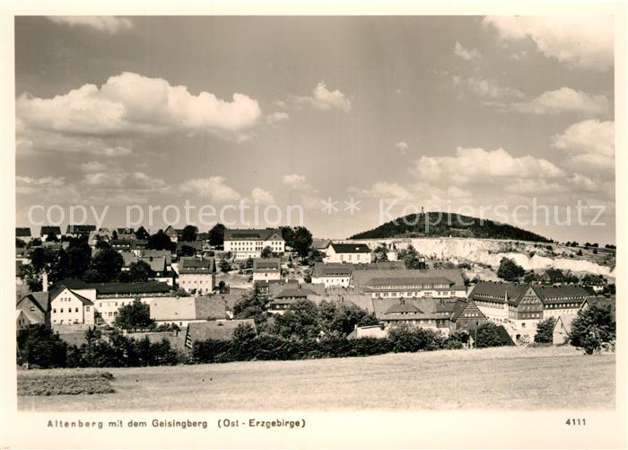 Altenberg Erzgebirge mit Geisingberg