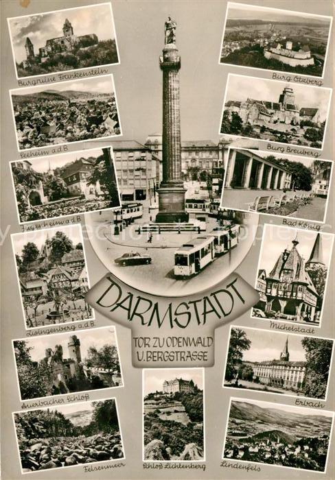 Darmstadt Burgruine Frankenstein Burgen Otzberg Breuberg Bad-Koenig Michelstadt