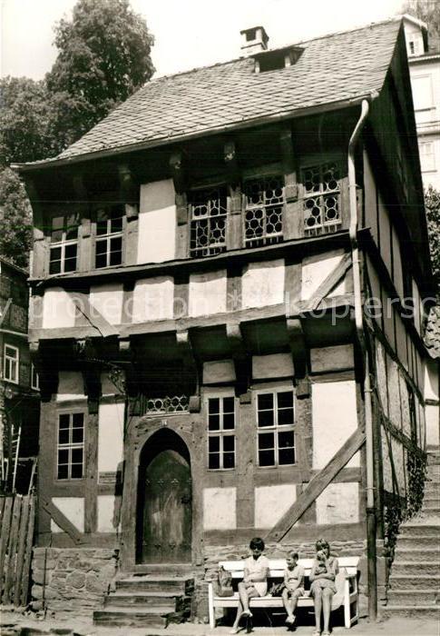 Stolberg Harz aeltestes Haus der Stadt Fachwerk