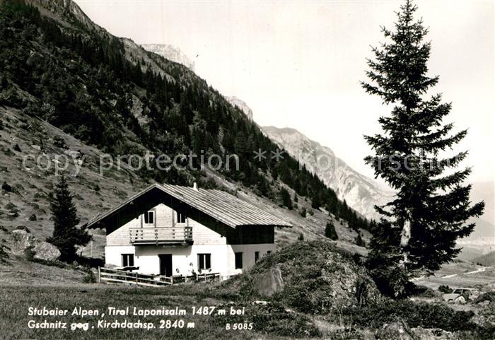 Gschnitz Tirol Laponisalm Kirchdachspitze