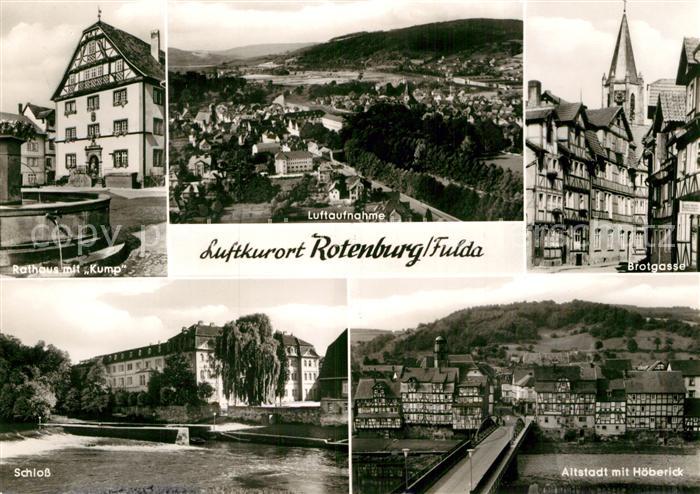 Rothenburg Tauber Brotgasse Rathaus mit Kump Schloss Altstadt mit Hoeberick