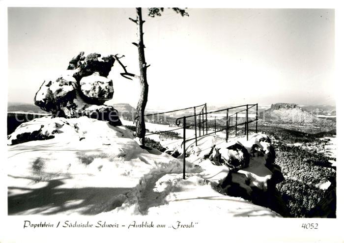 Papststein Ausblick am Frosch
