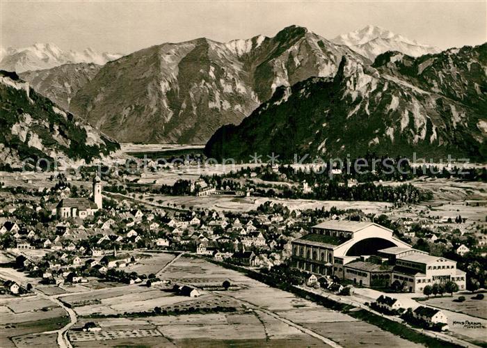 Oberammergau Fliegeraufnahme mit Kofel und Noth