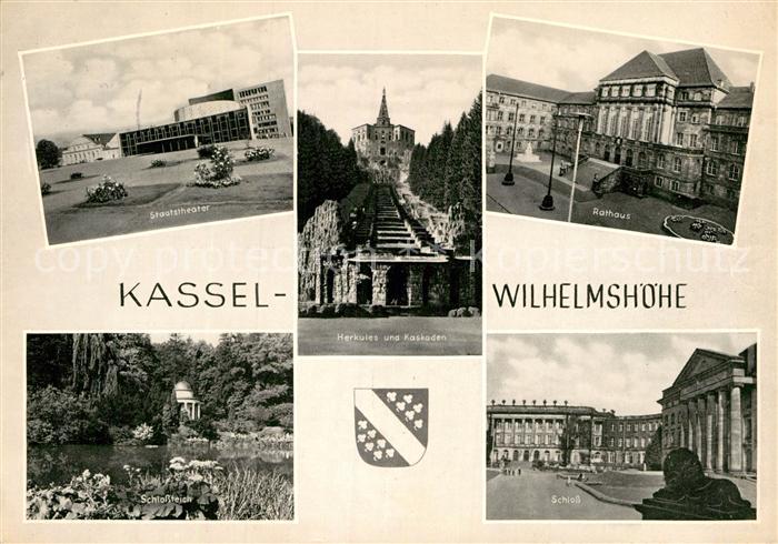 Wilhelmshoehe Kassel Staatstheater Herkules Kaskaden Schloss