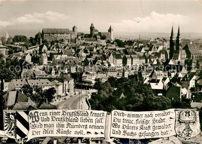 NueRNBERG  CITY mit Burg Sebalduskirche