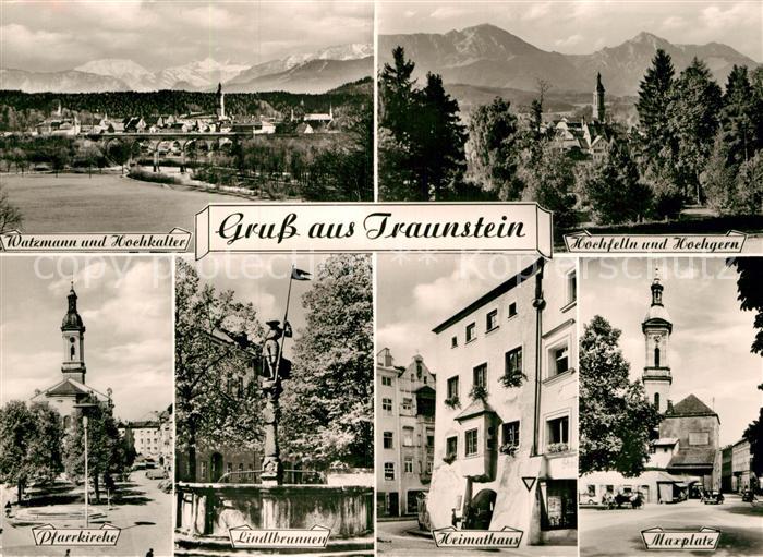 Traunstein Oberbayern Watzmann Hochkalter Hochfelln Hochgern Heimathaus Lindlbru