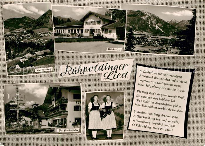 Ruhpolding Kurhaus Dorfbruennen Tracht