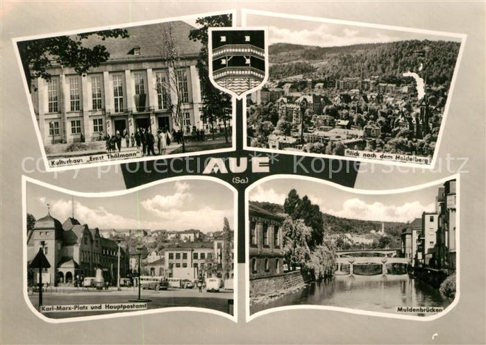 Aue Sachsen Kulturhaus Heidelberg Muldenbruecken Karl-Marx-Platz