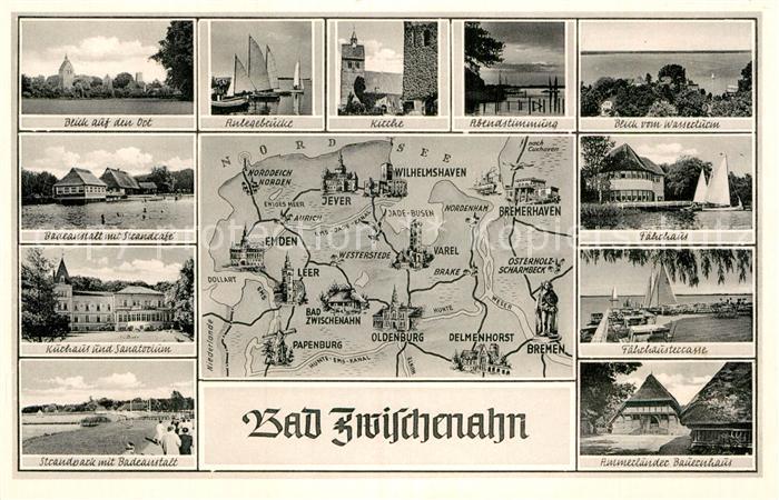 Bad Zwischenahn Strandcafe Anlegestelle Kurhaus Sanatorium Faehrhaus