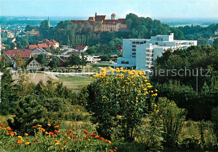 Bad Iburg Doerenberg Klinik Blick zum Schloss