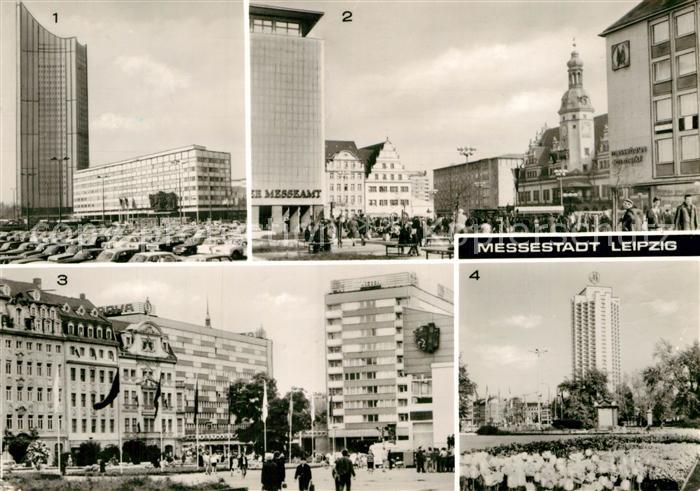 LEIPZIG Sachsen Karl Marx Platz Marktplatz Rathaus Schsenplatz Hochhaus Winterga