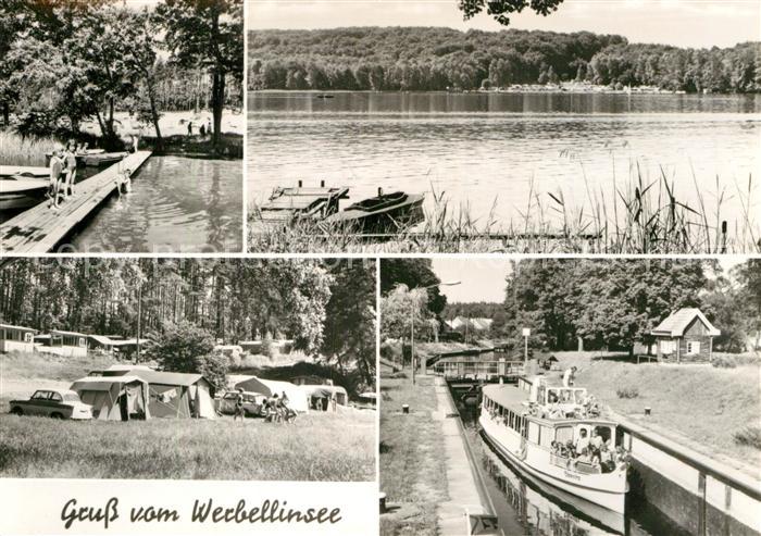 Werbellin See Campingplatz Schiffsschleuse Badestelle