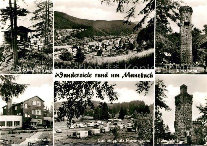 Manebach Kinkelhahn Hohe Warte Campingplatz Meyersgrund Schwalbenstein Schoeffen