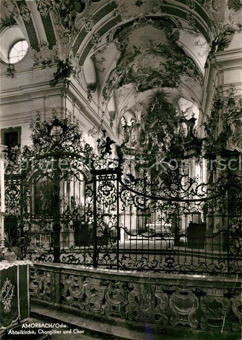 Amorbach Miltenberg Abteikirche Chorgitter Chor