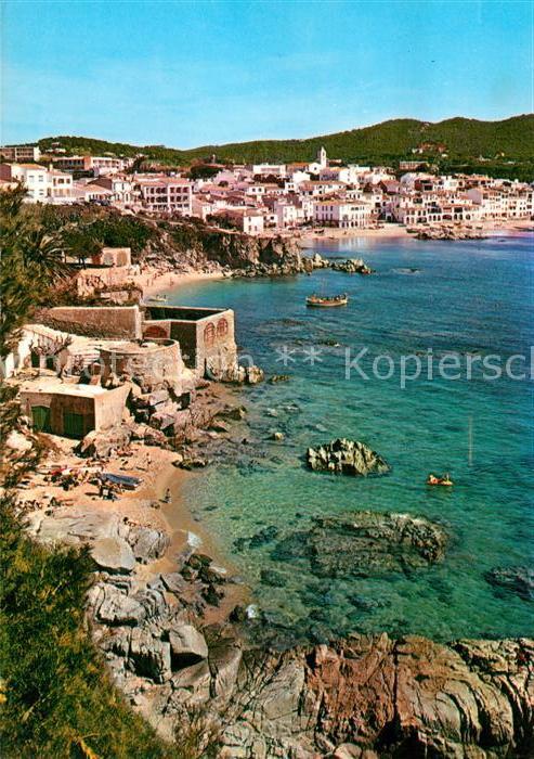 Calella de Palafrugell Strand Burgruine