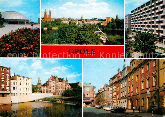 Opole Oppeln Oberschlesien Gesamtansicht Halle