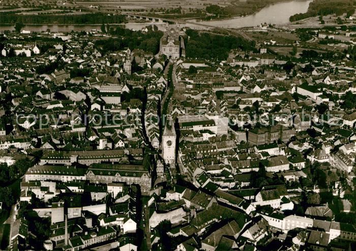 Speyer Rhein Fliegeraufnahme Altpoertel Dom Rhein