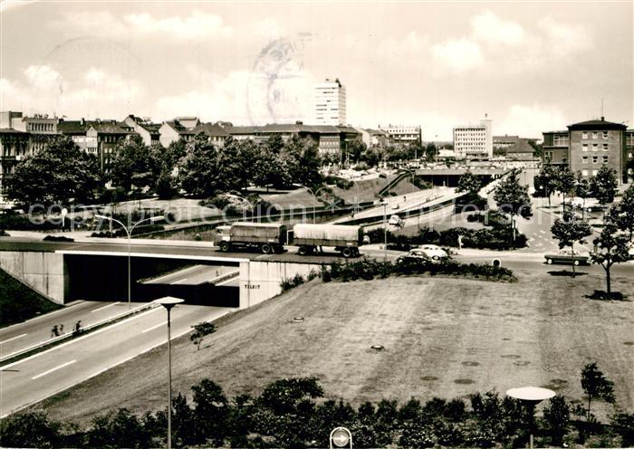 Duisburg Ruhr Stadtautobahn Hauptbahnhof