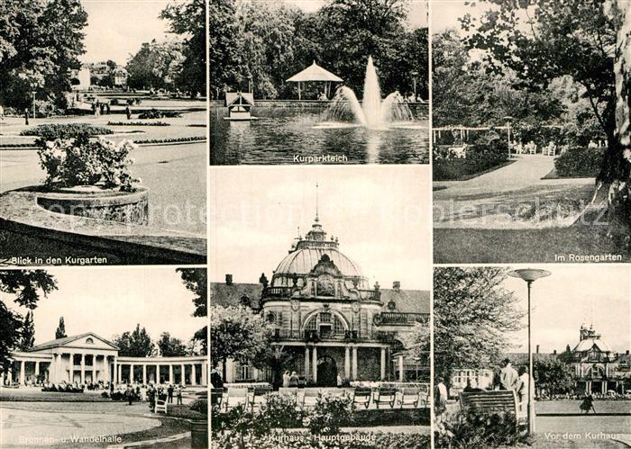 Bad Oeynhausen Kurgarten Kurteich Kurhaus Rosengarten