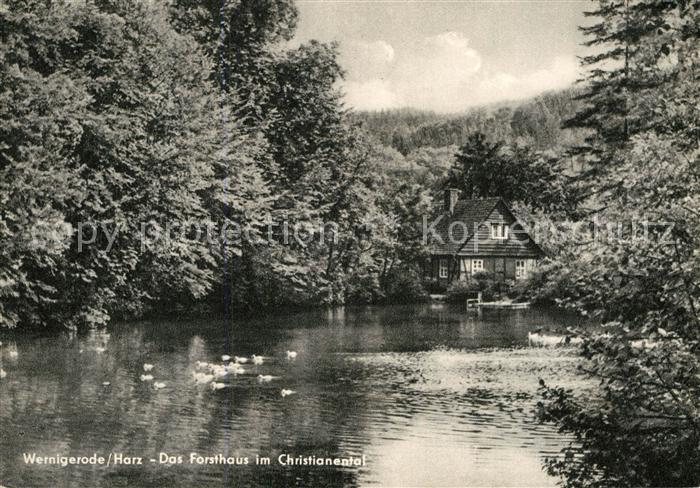 Wernigerode Harz Forsthaus im Christianental