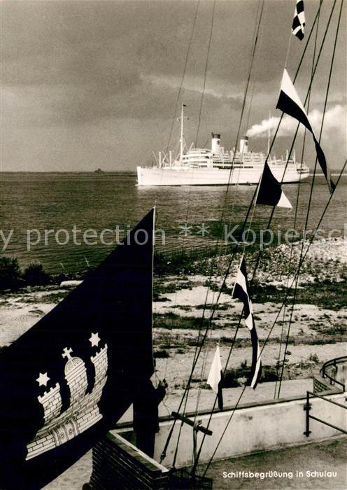 Schulau Wedel Schiffsbegruesung