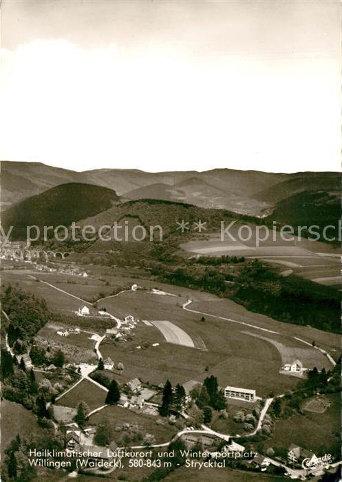 Willingen Sauerland Fliegeraufnahme Strycktal