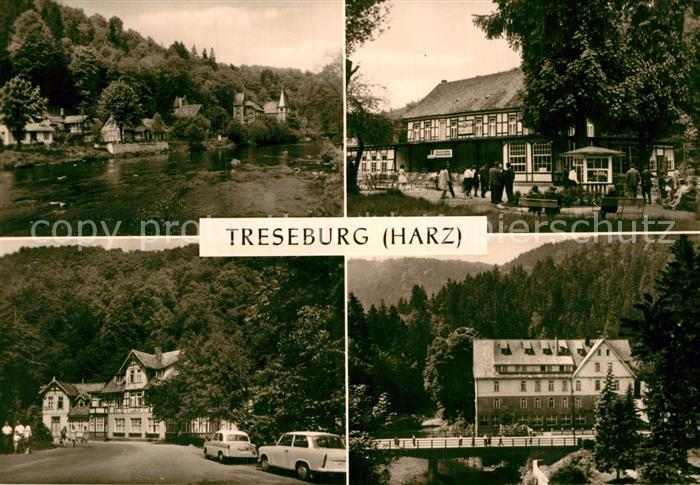 Treseburg Harz Gasthaus Weisser Hirsch Erholungsheim Luppbode und Forelle