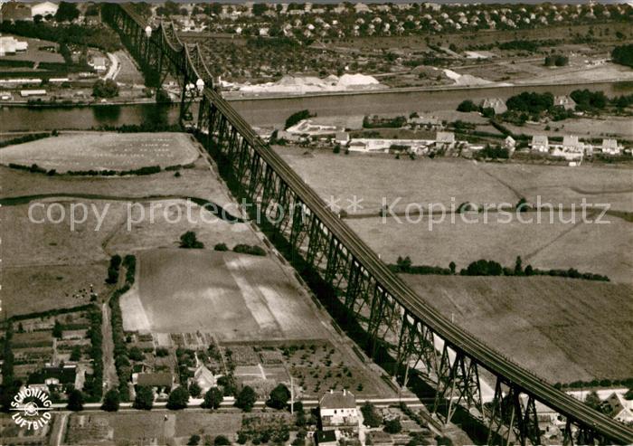 Rendsburg Schleswig-Holstein Fliegeraufnahme Hochbruecke