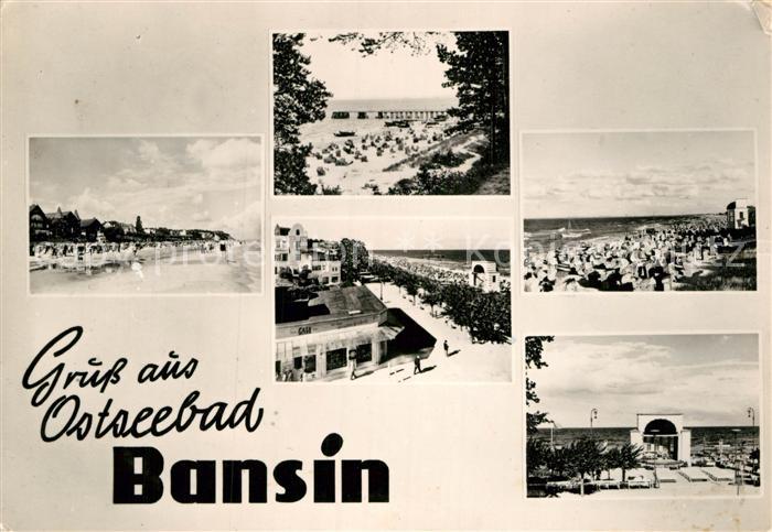 Bansin Ostseebad Promenade Strand Pavillon