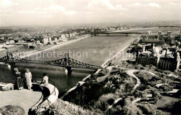 Budapest Latkep a Dunaval Panorama Blick ueber die Donau